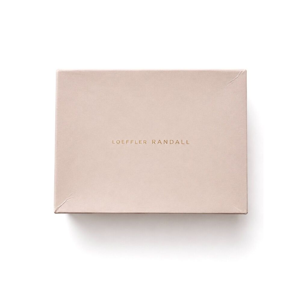 Loeffler Randall Camellia Pleated Bow Heel Pearl 8.5B New In Box Wedding Summer - Picture 8 of 8